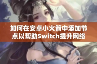 如何在安卓小火箭中添加节点以帮助Switch提升网络加速