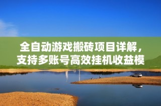 全自动游戏搬砖项目详解，支持多账号高效挂机收益模式