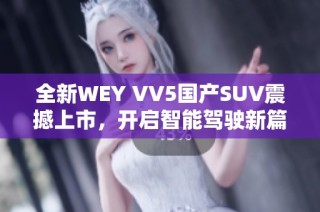 全新WEY VV5国产SUV震撼上市，开启智能驾驶新篇章