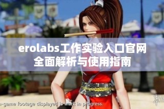 erolabs工作实验入口官网全面解析与使用指南