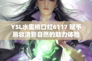 YSL水蜜桃口红6117 赋予唇妆清新自然的魅力体验