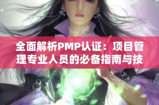 全面解析PMP认证：项目管理专业人员的必备指南与技巧