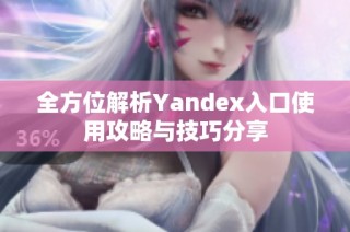 全方位解析Yandex入口使用攻略与技巧分享