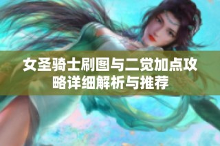 女圣骑士刷图与二觉加点攻略详细解析与推荐