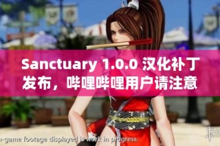 Sanctuary 1.0.0 汉化补丁发布，哔哩哔哩用户请注意！