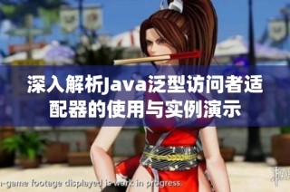 深入解析Java泛型访问者适配器的使用与实例演示