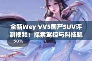 全新Wey VV5国产SUV评测视频：探索驾控与科技魅力