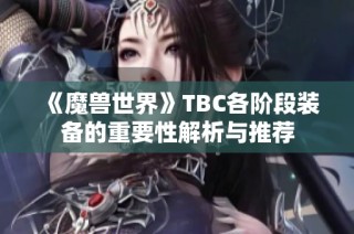 《魔兽世界》TBC各阶段装备的重要性解析与推荐