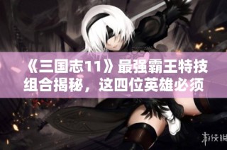 《三国志11》最强霸王特技组合揭秘，这四位英雄必须拥有!