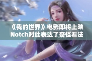 《我的世界》电影即将上映 Notch对此表达了奇怪看法