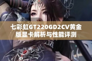 七彩虹GT220GD2CV黄金版显卡解析与性能评测