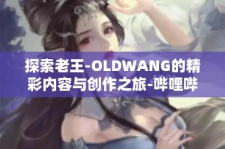 探索老王-OLDWANG的精彩内容与创作之旅-哔哩哔哩主页