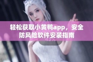 轻松获取小黄鸭app，安全防风险软件安装指南