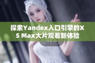 探索Yandex入口引擎的XS Max大片观看新体验