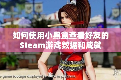 如何使用小黑盒查看好友的Steam游戏数据和成就