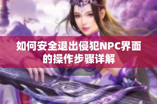 如何安全退出侵犯NPC界面的操作步骤详解