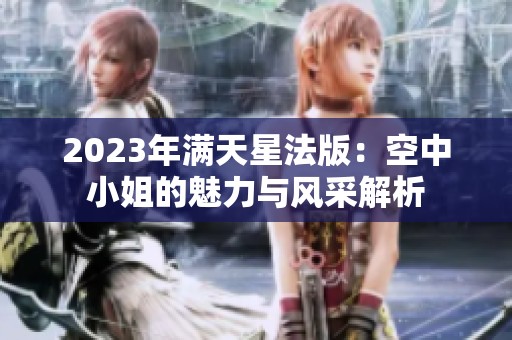 2023年满天星法版：空中小姐的魅力与风采解析