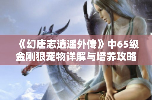 《幻唐志逍遥外传》中65级金刚狼宠物详解与培养攻略